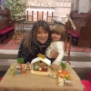 Kathrine and Phoebe at the Crib Service 2016